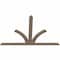 Ekena Millwork Richland Smooth Timber Gable Bracket, Douglas Fir, 96"W x 64"H x 1 1/2"D x 5 1/2"F, 16/12 Pitch GBW096X64X0206RIC00SDF - alternate 3